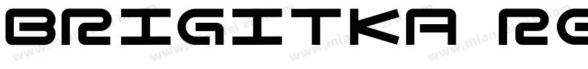 Brigitka Regular字体转换